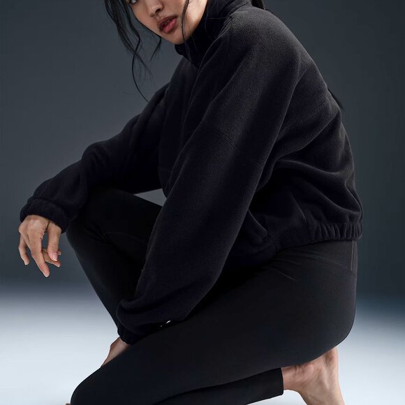 Nike One Women's Therma-FIT Oversized 1/2-Zip Fleece Top - Picture 5 of 5